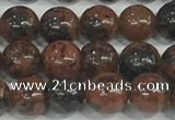 COB751 15.5 inches 6mm round mahogany obsidian beads wholesale