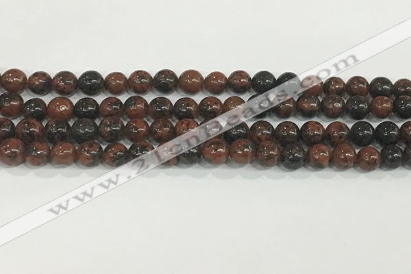 COB751 15.5 inches 6mm round mahogany obsidian beads wholesale