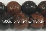 COB754 15.5 inches 12mm round mahogany obsidian beads wholesale