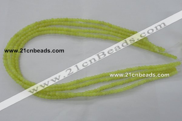 COJ101 15.5 inches 4mm round olive jade beads wholesale