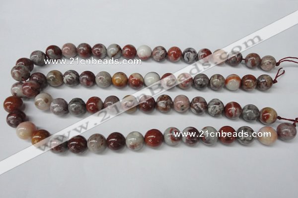 COJ205 15.5 inches 12mm round blood stone beads wholesale