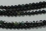 COJ300 15.5 inches 4mm round Indian bloodstone beads wholesale