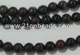 COJ301 15.5 inches 6mm round Indian bloodstone beads wholesale