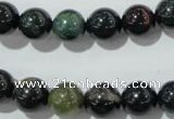 COJ303 15.5 inches 10mm round Indian bloodstone beads wholesale