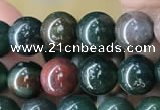 COJ331 15.5 inches 6mm round Indian bloodstone beads wholesale