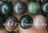 COJ332 15.5 inches 8mm round Indian bloodstone beads wholesale