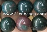 COJ333 15.5 inches 10mm round Indian bloodstone beads wholesale