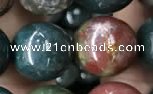 COJ334 15.5 inches 12mm round Indian bloodstone beads wholesale