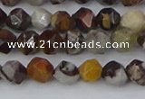 COJ371 15.5 inches 6mm faceted nuggets outback jasper beads