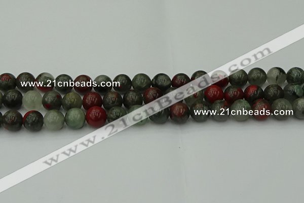 COJ453 15.5 inches 10mm round blood jasper beads wholesale