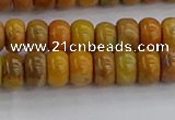 COJ611 15.5 inches 4*6mm rondelle orpiment jasper beads