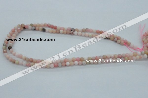 COP01 15.5 inches 5mm round natural pink opal beads wholesale