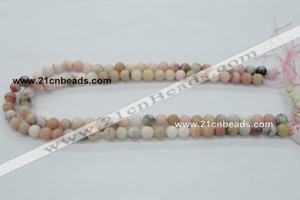 COP03 15.5 inches 8mm round natural pink opal beads wholesale