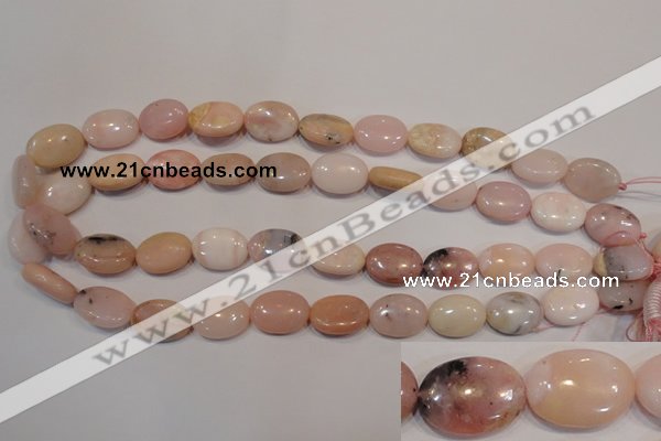 COP1024 15.5 inches 13*18mm oval natural pink opal gemstone beads