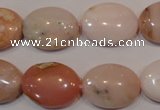 COP1025 15.5 inches 15*20mm oval natural pink opal gemstone beads