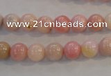 COP1061 15.5 inches 8mm round natural pink opal gemstone beads