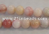 COP1062 15.5 inches 10mm round natural pink opal gemstone beads