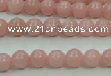 COP1212 15.5 inches 8mm round Chinese pink opal gemstone beads