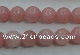 COP1213 15.5 inches 10mm round Chinese pink opal gemstone beads