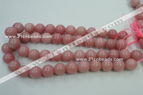 COP1216 15.5 inches 16mm round Chinese pink opal gemstone beads