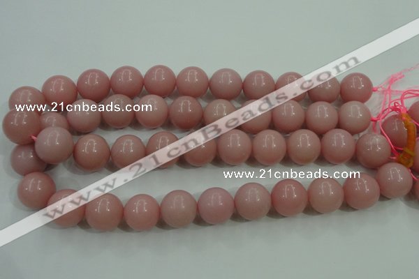 COP1217 15.5 inches 18mm round Chinese pink opal gemstone beads