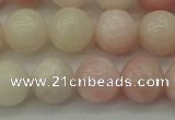 COP1227 15.5 inches 8mm round Chinese pink opal beads wholesale