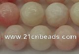 COP1229 15.5 inches 12mm round Chinese pink opal beads wholesale