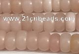 COP1237 15.5 inches 3.5*6mm rondelle Chinese pink opal beads