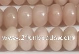 COP1238 15.5 inches 5*8mm rondelle Chinese pink opal beads