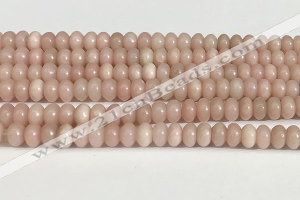 COP1238 15.5 inches 5*8mm rondelle Chinese pink opal beads