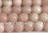 COP1241 15.5 inches 6mm round Chinese pink opal beads