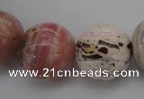 COP1258 15.5 inches 20mm round natural pink opal gemstone beads