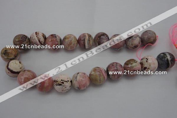 COP1258 15.5 inches 20mm round natural pink opal gemstone beads