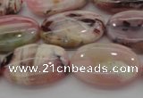 COP1275 15.5 inches 13*18mm oval natural pink opal gemstone beads