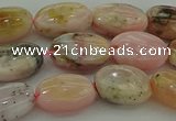 COP1290 15.5 inches 8*12mm oval natural pink opal beads