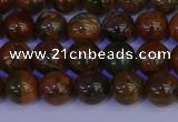 COP1362 15.5 inches 8mm round African green opal beads wholesale