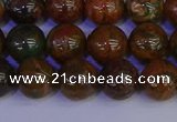 COP1363 15.5 inches 10mm round African green opal beads wholesale