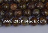 COP1371 15.5 inches 6mm round fire lace opal beads wholesale