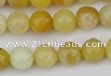 COP1427 15.5 inches 8mm round yellow opal beads wholesale