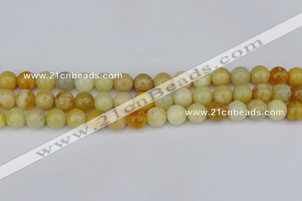 COP1428 15.5 inches 10mm round yellow opal beads wholesale