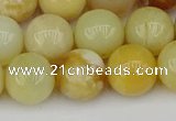 COP1429 15.5 inches 12mm round yellow opal beads wholesale