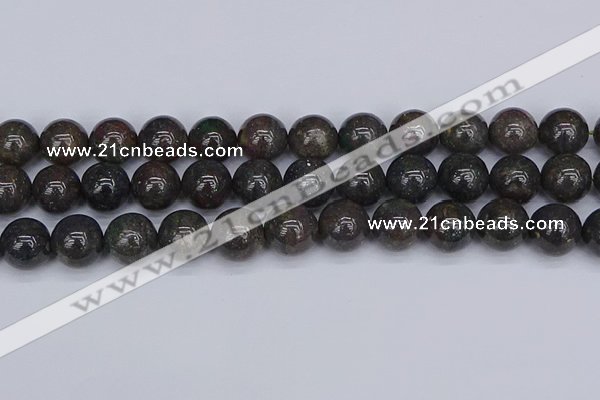 COP1445 15.5 inches 14mm round blue opal gemstone beads