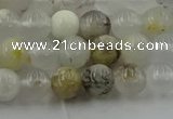 COP1451 15.5 inches 6mm round grey opal gemstone beads