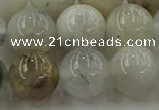 COP1454 15.5 inches 12mm round grey opal gemstone beads