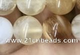 COP1459 15.5 inches 12mm round yellow opal gemstone beads