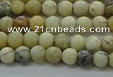 COP1460 15.5 inches 4mm round African opal gemstone beads