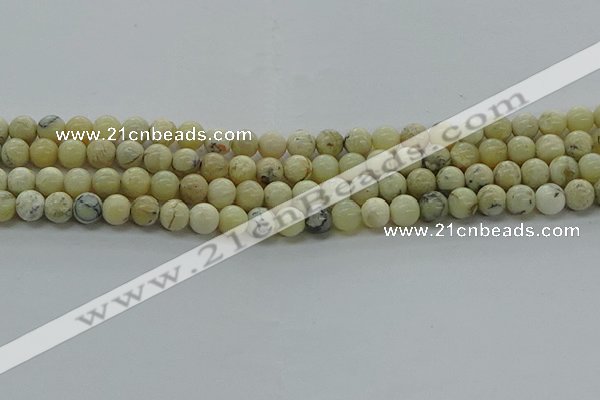 COP1461 15.5 inches 6mm round African opal gemstone beads