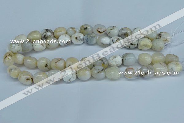 COP1485 15.5 inches 10*14mm - 12*16mm nuggets grey opal beads