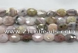 COP1495 12*16mm - 13*18mm faceted octagonal natural pink opal beads