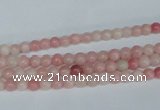 COP150 15.5 inches 4mm round pink opal gemstone beads wholesale